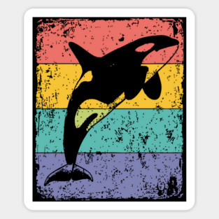 Majestic Orca Pop Art | Killer Whale for Kids Sticker