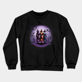 Witchy Vibes Girls Trip Witches Crewneck Sweatshirt