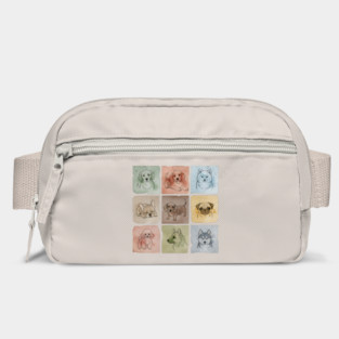 Cute Puppy Breeds Grid Design Bag