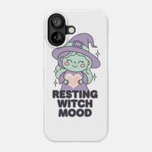Resting Witch Mood Phone Case