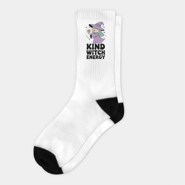 Kind Witch Energy Socks by Fauzi's Store