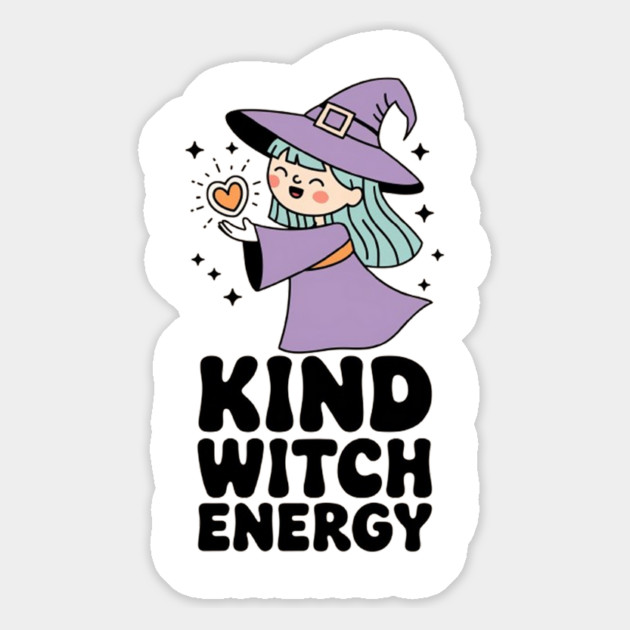 Kind Witch Energy Magnet by Fauzi's Store