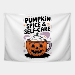 Pumpkin Spice & Self-Care Tapestry