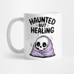 Haunted But Healing Mug