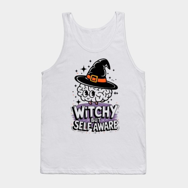 Witchy But Self-Aware Tank Top by Fauzi's Store