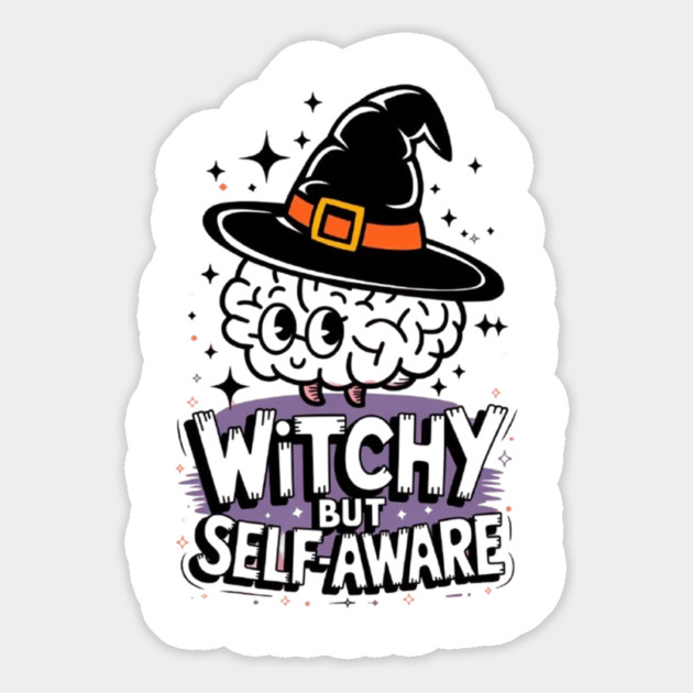 Witchy But Self-Aware Magnet by Fauzi's Store
