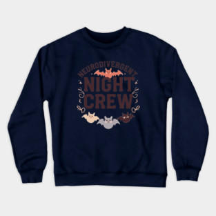 Neurodivergent Night Crew Crewneck Sweatshirt