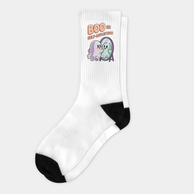 Boo = Self-Reflection Socks by Fauzi's Store