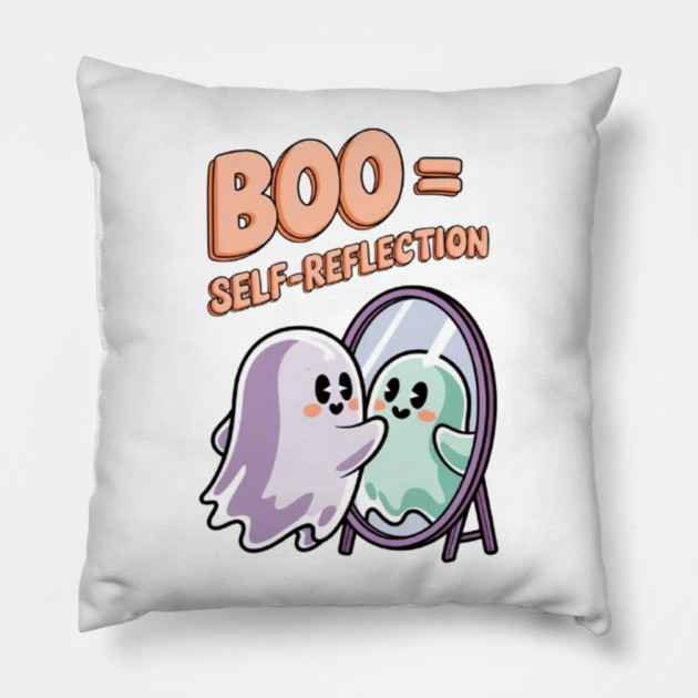Boo = Self-Reflection Pillow by Fauzi's Store