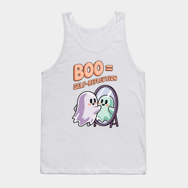 Boo = Self-Reflection Tank Top by Fauzi's Store