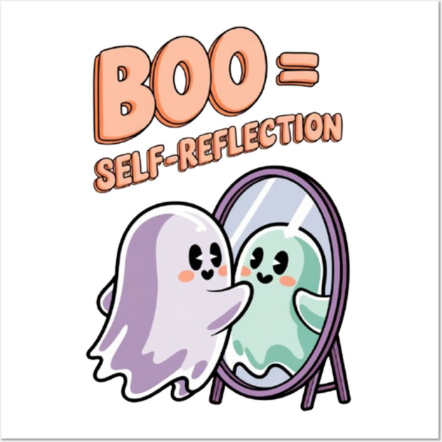 Boo = Self-Reflection Wall Art by Fauzi's Store