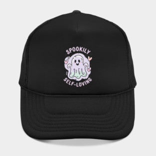 Spookily Self-Loving – Pastel Ghost Self Care Halloween Hat