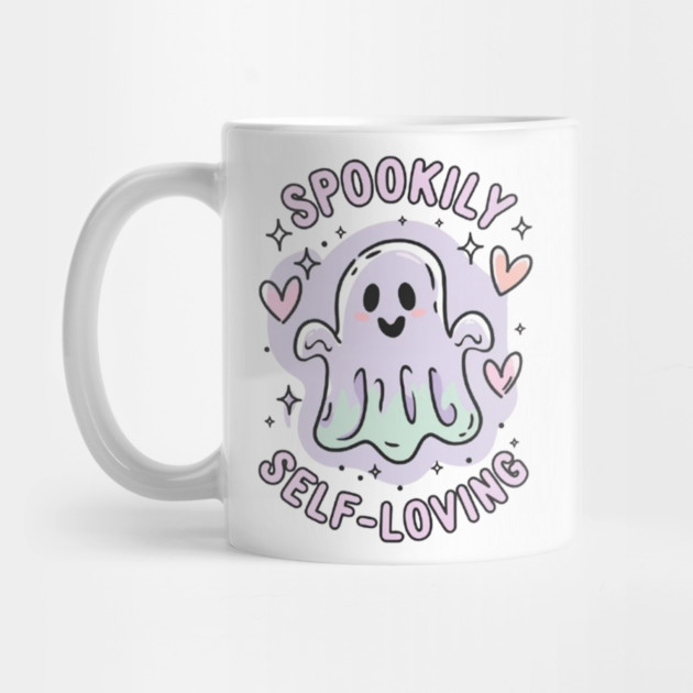 Spookily Self-Loving – Pastel Ghost Self Care Halloween by Fauzi's Store