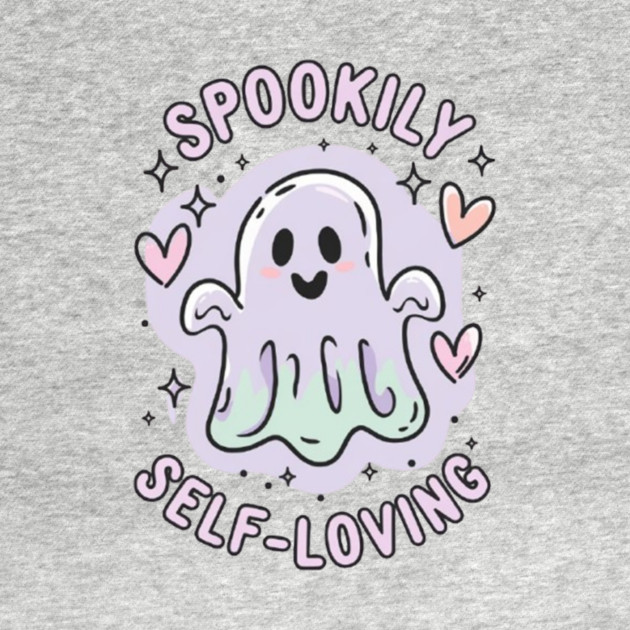 Spookily Self-Loving – Pastel Ghost Self Care Halloween by Fauzi's Store