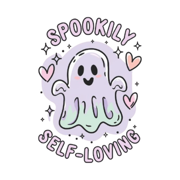 Spookily Self-Loving – Pastel Ghost Self Care Halloween by Fauzi's Store