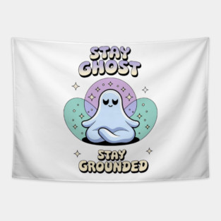 Stay Ghost, Stay Grounded Tapestry