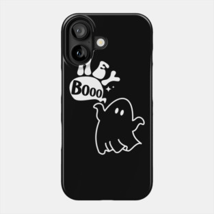 Hey Booo Cute Halloween Ghost Phone Case