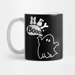 Hey Booo Cute Halloween Ghost Mug