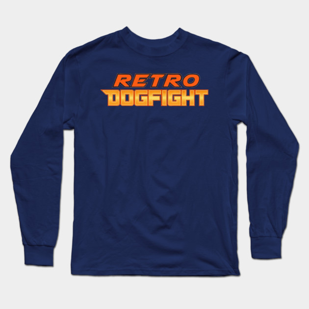 Retro Dogfight Logo Only Long Sleeve T-Shirt by Retro Dogfight