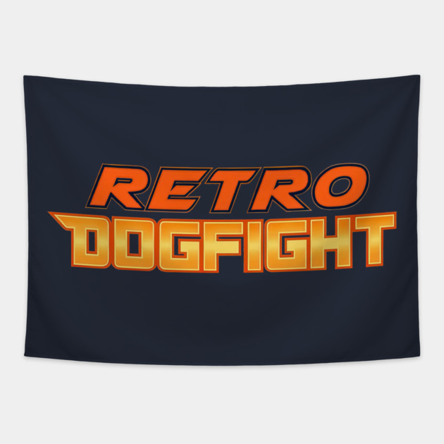 Retro Dogfight Logo Only Tapestry by Retro Dogfight