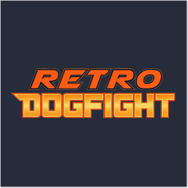 Retro Dogfight Logo Only Wall Art by Retro Dogfight