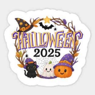 Cute Halloween 2025 Sticker