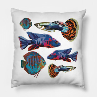 A is for Aquarium Fish Pillow
