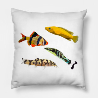 A is for Aquarium Fish Pillow