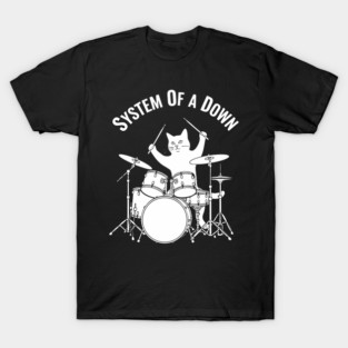 System Of-A-Down Rock Cat T-Shirt