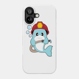 Dolphin Firefighter Fire hose Fire department Phone Case