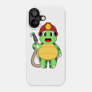 Turtle Firefighter Fire hose Fire department Phone Case