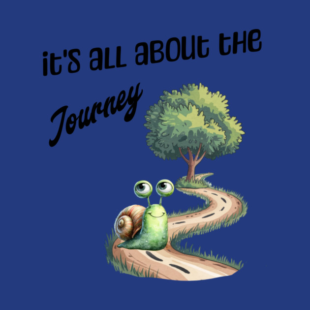 It's All About the Journey happy snail by Kathy Hawke