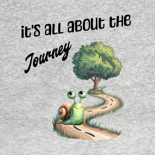 It's All About the Journey happy snail by Kathy Hawke