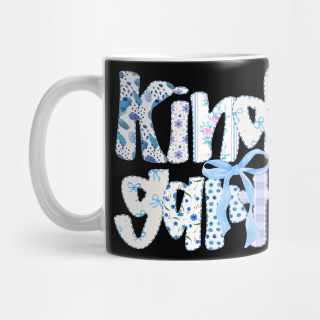 Preppy Kindergarten Teacher Team Bow Back to School Girls by Chi's Store 1