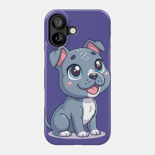 Cute American Blue Nose Pitbull Puppy Terrier Phone Case by IamActiveDog