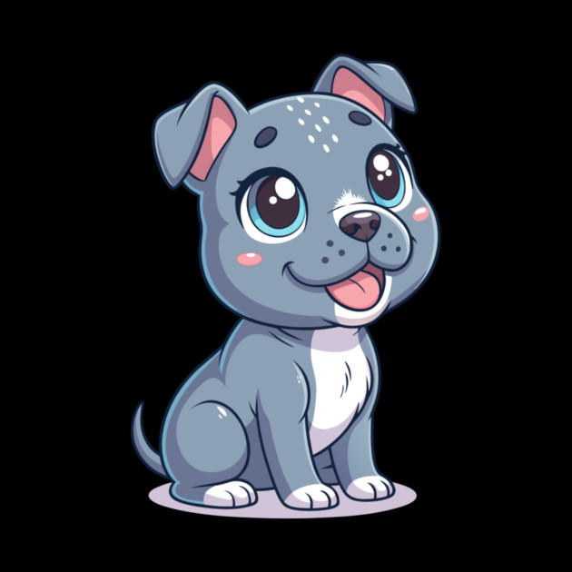 Cute American Blue Nose Pitbull Puppy Terrier by IamActiveDog