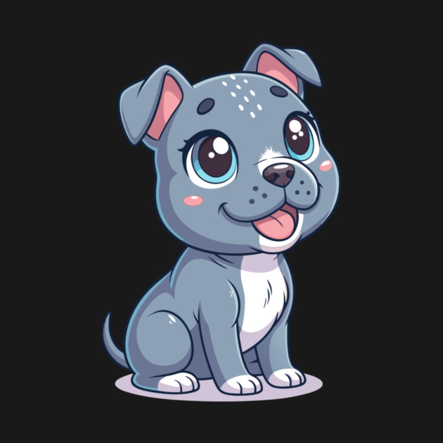 Cute American Blue Nose Pitbull Puppy Terrier by IamActiveDog