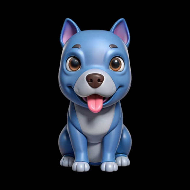 Cute American Blue Nose Pitbull Puppy Terrier Sticker by IamActiveDog
