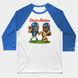 Jaxson Dart to Malik Nabers Giants Tee shirt Baseball T-Shirt