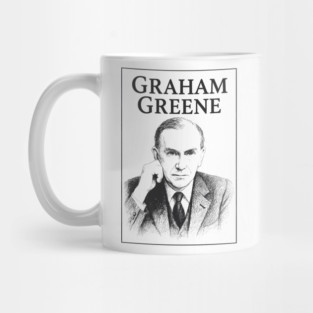 Inspired by Graham Greene // Vintage Writer's Icon Art Mug
