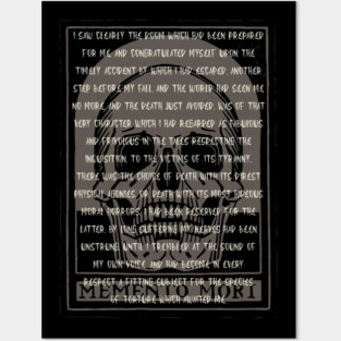 💀 Wednesday - Memento Mori Shirt 💀 Posters and Art