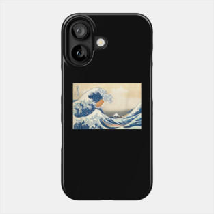 Wave Capybara Surfing Rodent Phone Case