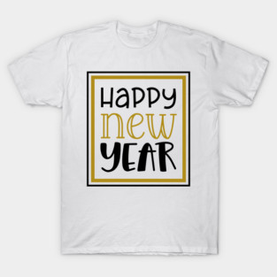 Happy New Year, New Year Party, Holiday, Typography T-Shirt