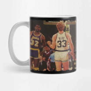 Magic Johnson and Larry Bird Mug