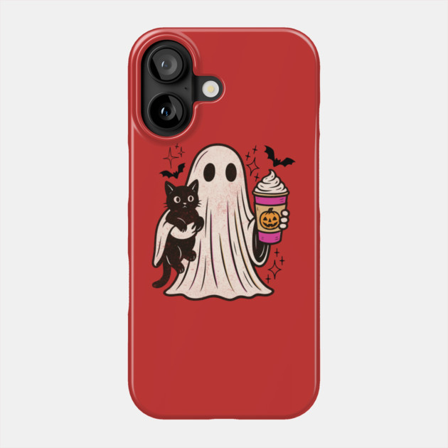 Pumpkin Spice Latte Ghost Halloween Phone Case by The WYLD Tribe