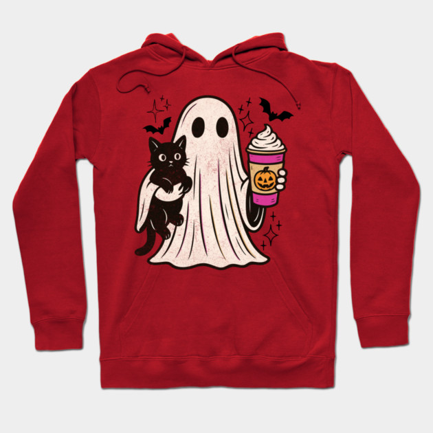 Pumpkin Spice Latte Ghost Halloween Hoodie by The WYLD Tribe