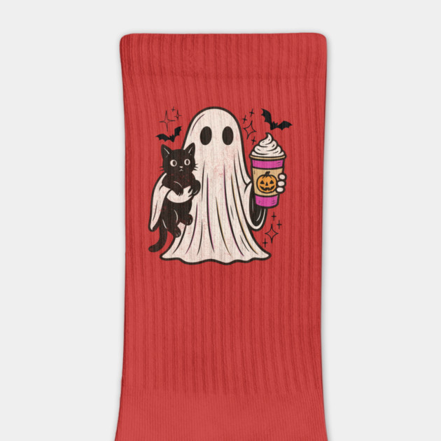 Pumpkin Spice Latte Ghost Halloween by The WYLD Tribe