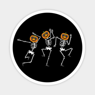 Halloween Dancing Skeleton Magnet