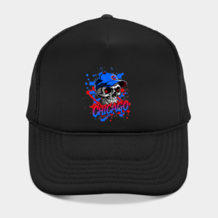 Chicago Cubs Skull Hat