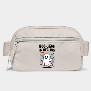 Boo-lieve in Healing – Cute Rainbow Ghost Self Care Halloween Bag